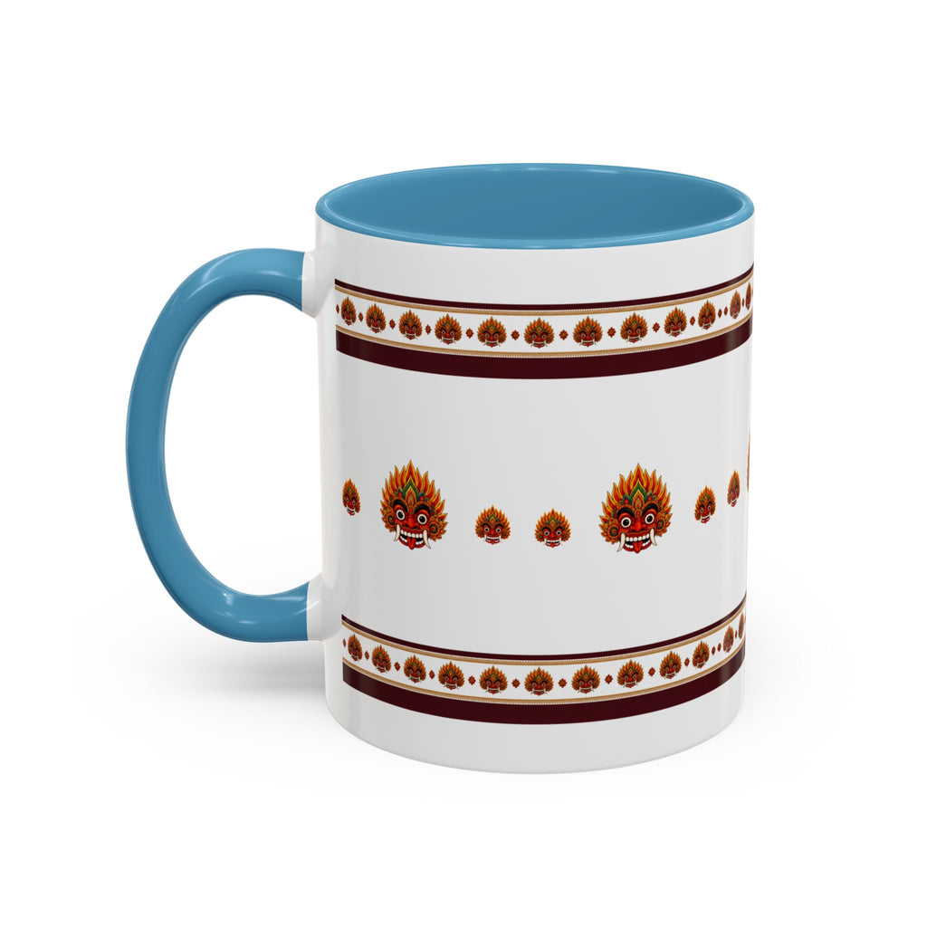 Raksha Mask Accent Coffee Mug Sri Lankan Design