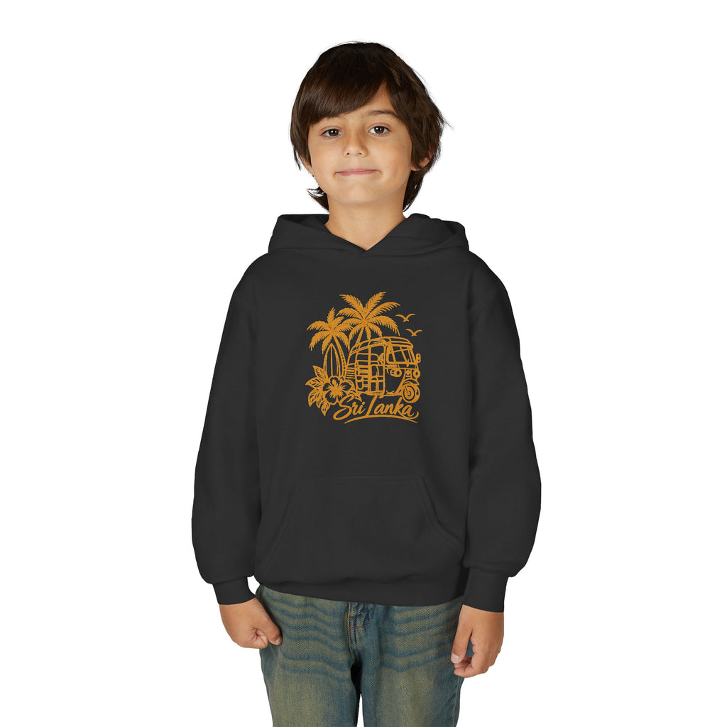 Sri Lanka Kids Hoodie Tropical Palm Tree Island Design