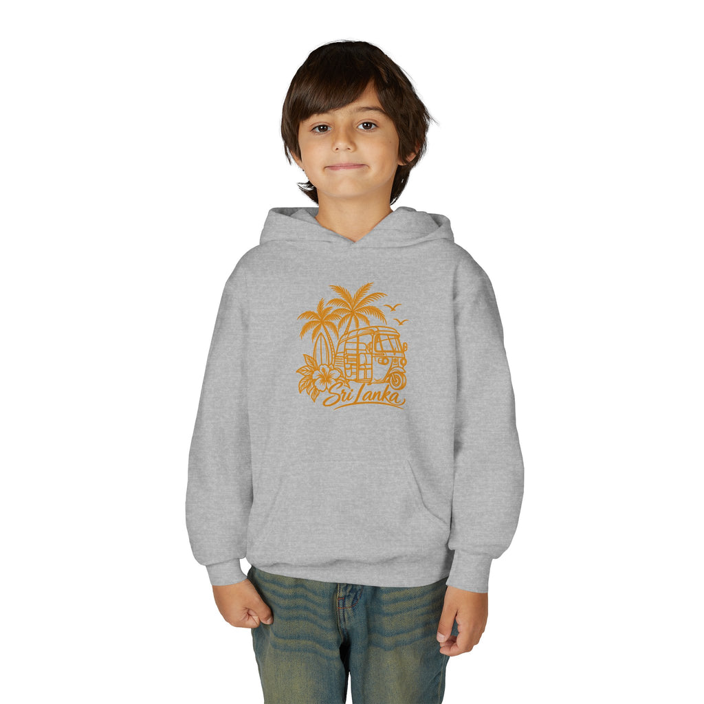 Sri Lanka Kids Hoodie Tropical Palm Tree Island Design