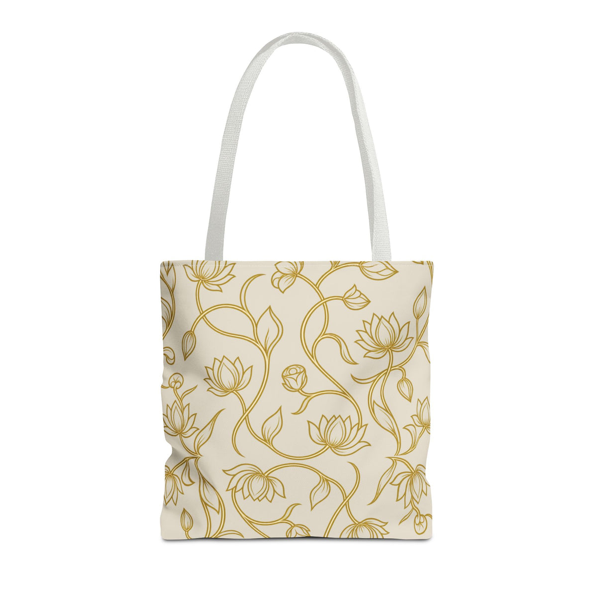 Ceylon Lotus Tote Bag Sri Lankan Temple Flower Canvas Shopper