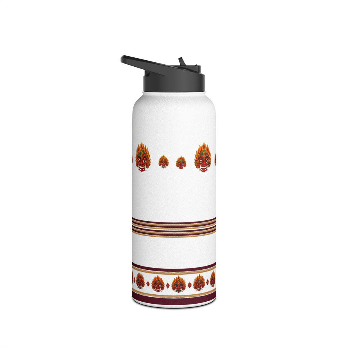 Raksha Mask Stainless Steel Water Bottle  Standard Lid