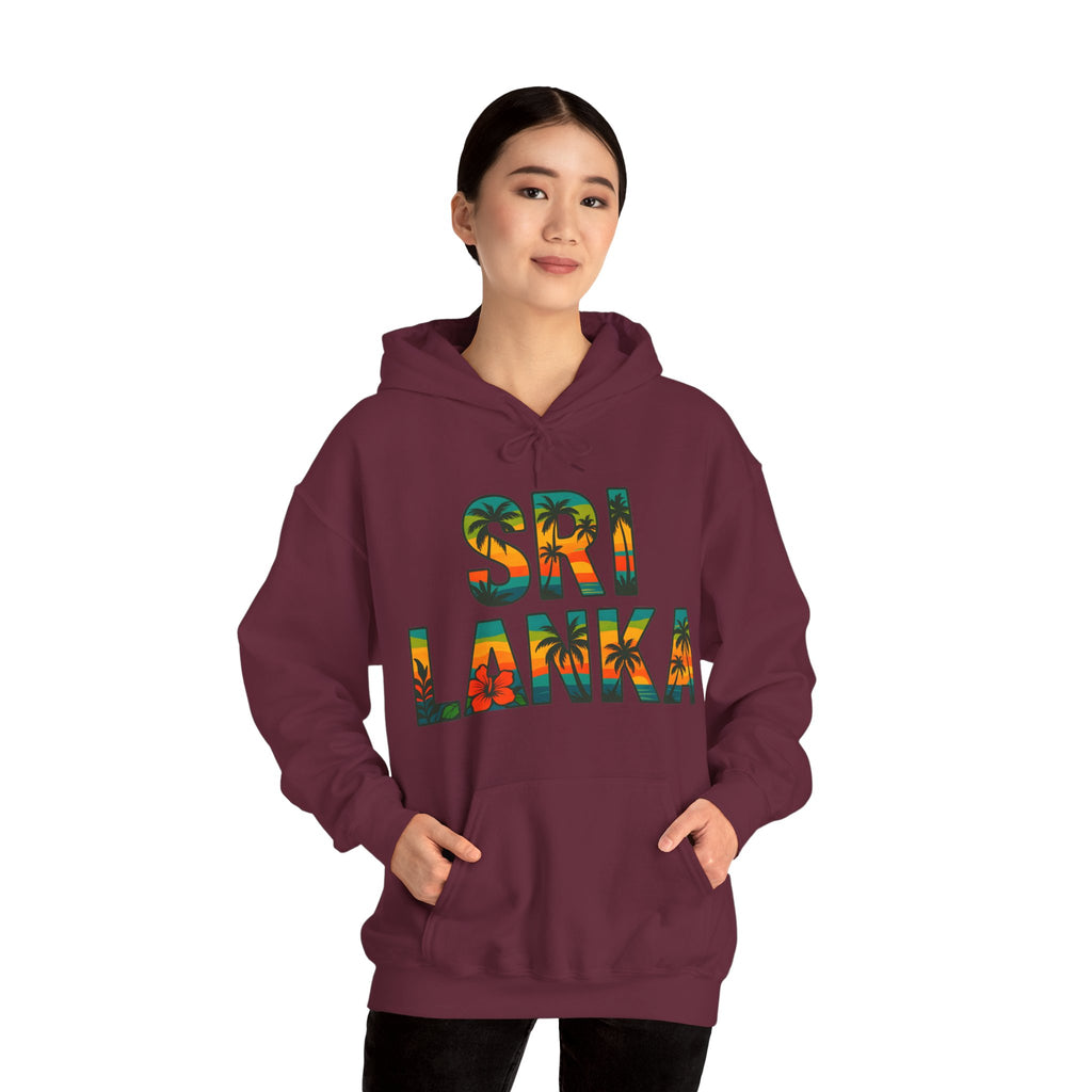 Sri Lanka Tropical Graphic Hoodie | Unisex Heritage Gift