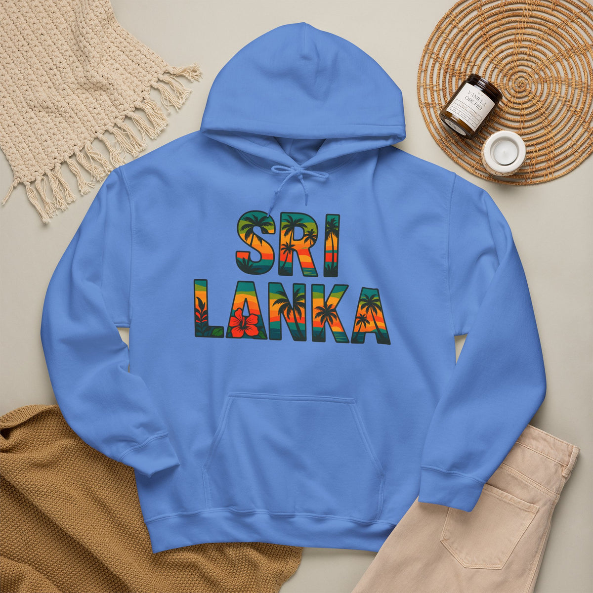 Sri Lanka Tropical Graphic Hoodie | Unisex Heritage Gift