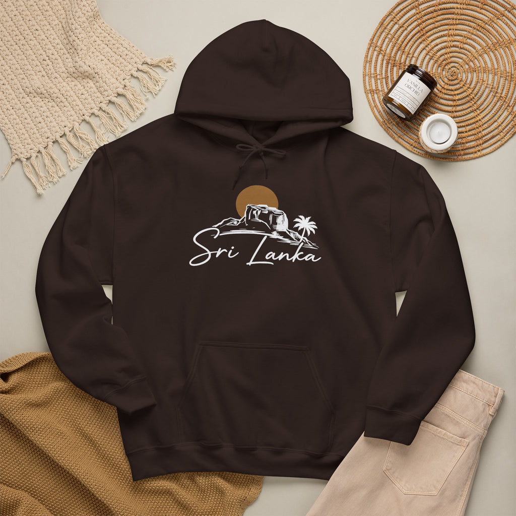 Sri Lanka Sunset Unisex Hoodie Palm Tree Beach Sweatshirt