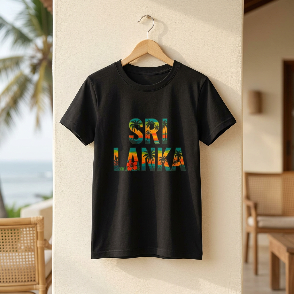Sri Lanka Tropical Youth T-Shirt | Kids’ Heritage Gift