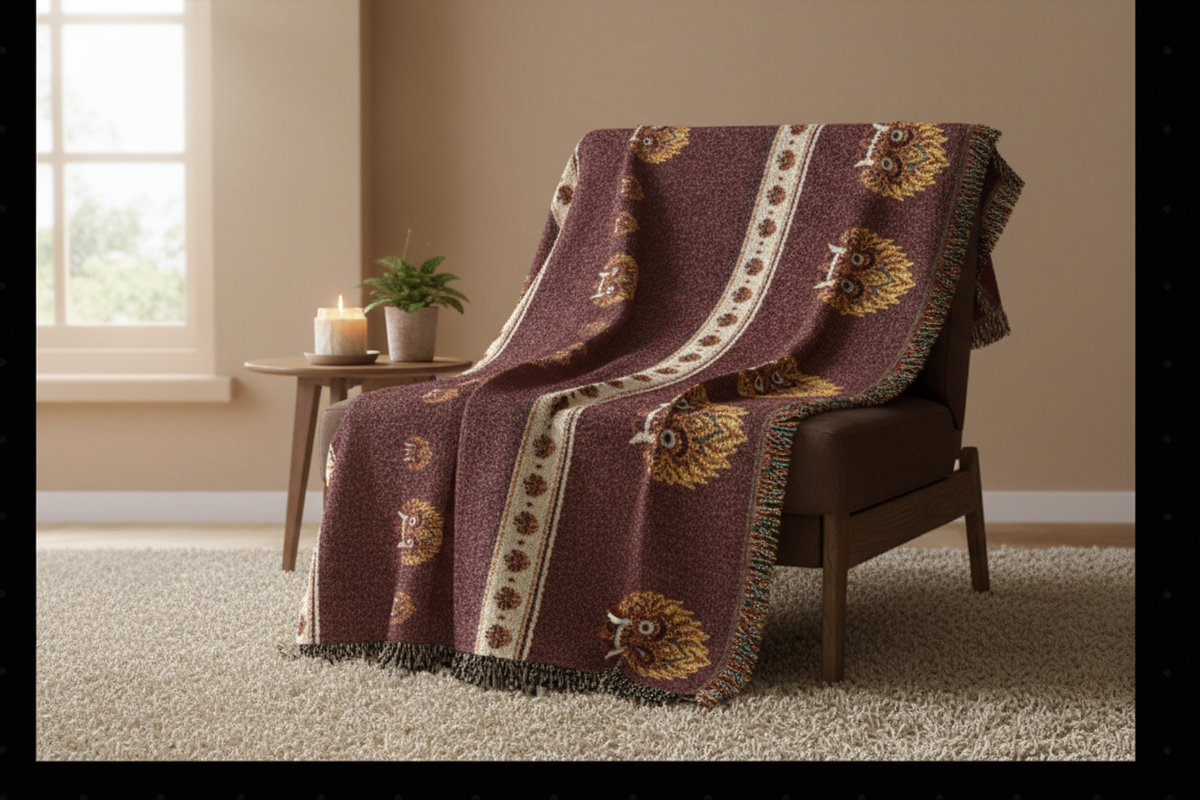 Raksha Blanket - Armchair Living Room