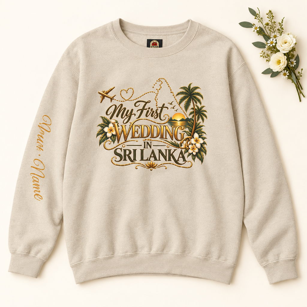 Square sweatshirt mockup styled with flowers